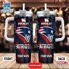 Custom Name New England Patriots Tumbler 40Oz Handle Gift For Fans