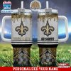 Custom Name New Orleans Saints Tumbler 40Oz With Handle Gifts For Fan