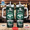 Custom Name New York Jets Tumbler 40Oz Handle Gift For Fans