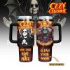 Custom Name Ozzy Osbourne Tumbler 40Oz Handle For Fans