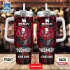 Custom Name Tampa Bay Buccaneers Tumbler 40Oz Handle Gift For Fans