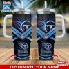 Custom Name Tennessee Titans Tumbler 40Oz With Handle For Fan