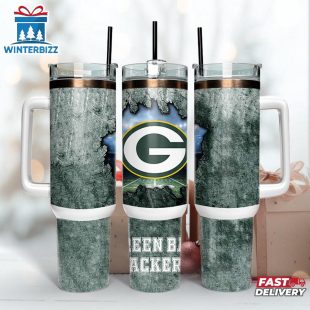 Green Bay Packers Logo Team Tumbler 40Oz With Handle