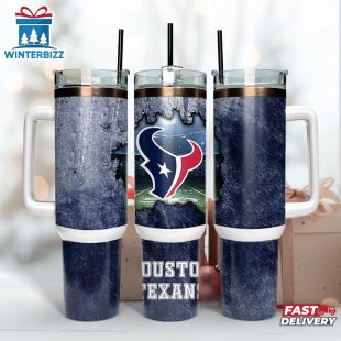 Houston Texans Logo Team Tumbler 40Oz With Handle