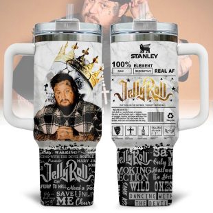 Jelly Roll Music Tumbler 40Oz Handle For Fan