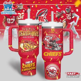 Kansas City Chiefs NFL Sport Tumbler 40Oz Handle Gift For Fans