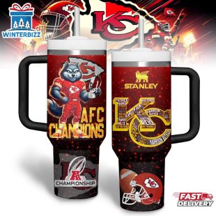 Kansas City Chiefs Tumbler 40Oz Handle Gift For Fans