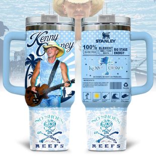Kenny Chesney Music Tumbler 40Oz Handle For Fan
