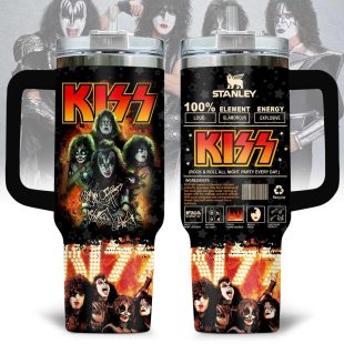 Kiss Music Tumbler 40Oz Handle For Fan