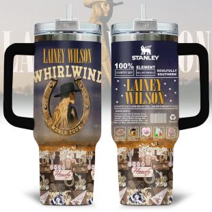 Lainey Wilson Music Tumbler 40Oz Handle For Fan