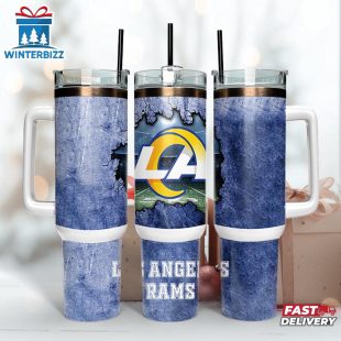 Los Angeles Rams Logo Team Tumbler 40Oz With Handle