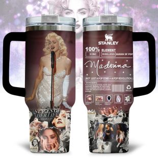 Madonna Music Tumbler 40Oz Handle For Fan