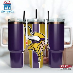 Minnesota Vikings Team Tumbler 40Oz With Handle