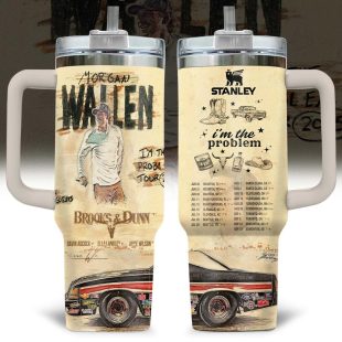 Morgan Wallen Music Tumbler 40Oz Handle For Fan