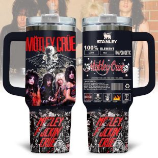 M?tley Cr?e Music Tumbler 40Oz Handle For Fan