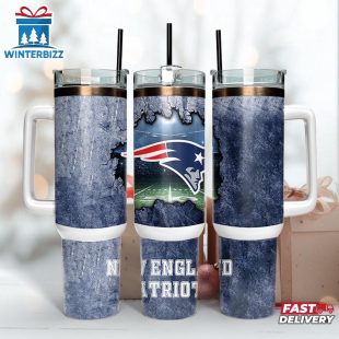 New England Patriots Logo Team Tumbler 40Oz With Handle