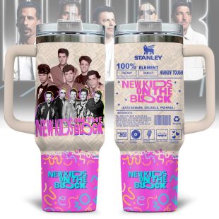 New Kids on the Block Music Tumbler 40Oz Handle For Fan