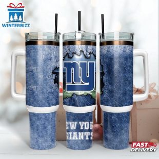 New York Giants Logo Team Tumbler 40Oz With Handle