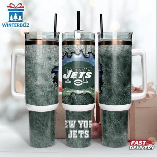New York Jets Logo Team Tumbler 40Oz With Handle