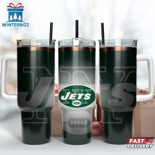 New York Jets Team Tumbler 40Oz With Handle