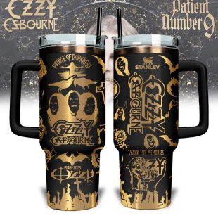Ozzy Osbourne Music Tumbler 40Oz Handle For Fan