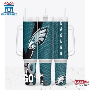 Philadelphia Eagles Football Tumbler 40Oz With Handle