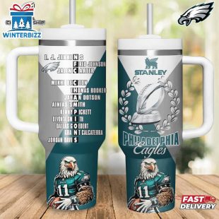 Philadelphia Eagles NFL Tumbler 40Oz Handle Gift For Fans
