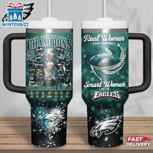 Philadelphia Eagles Team Tumbler 40Oz Handle Gift For Fans