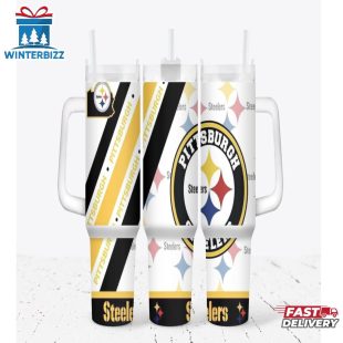 Pittsburgh Steelers Nfl Tumbler 40Oz With Handle
