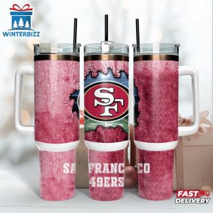 San Francisco 49Ers Logo Team Tumbler 40Oz With Handle