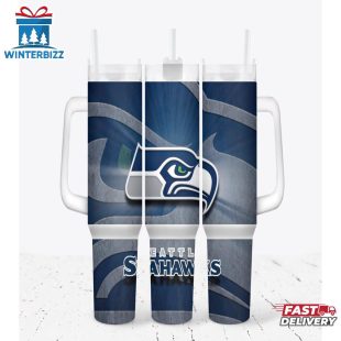 Seattle Seahawks Football Nfl Tumbler 40Oz With Handle
