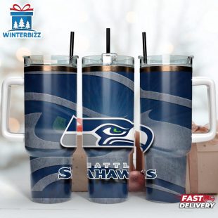 Seattle Seahawks Team Tumbler 40Oz With Handle
