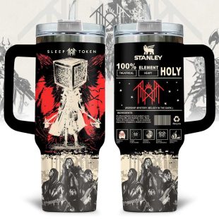 Sleep Token Music Tumbler 40Oz Handle For Fan