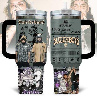 Suicideboys Music Tumbler 40Oz Handle For Fan