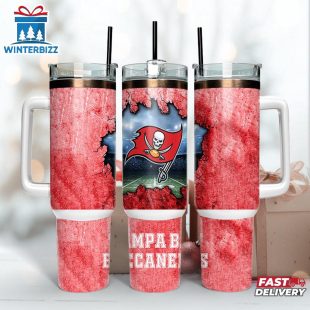 Tampa Bay Buccaneers Logo Team Tumbler 40Oz With Handle