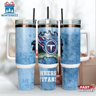Tennessee Titans Logo Team Tumbler 40Oz With Handle