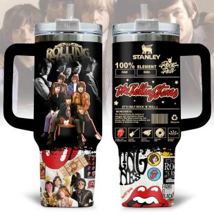 The Rolling Stones Music Tumbler 40Oz Handle For Fan