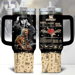 Tom Petty Music Tumbler 40Oz Handle For Fan
