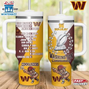 Washington Commanders NFL Tumbler 40Oz Handle Gift For Fans