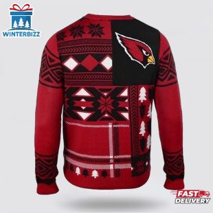 Arizona Cardinals Logo Ugly Christmas Sweater