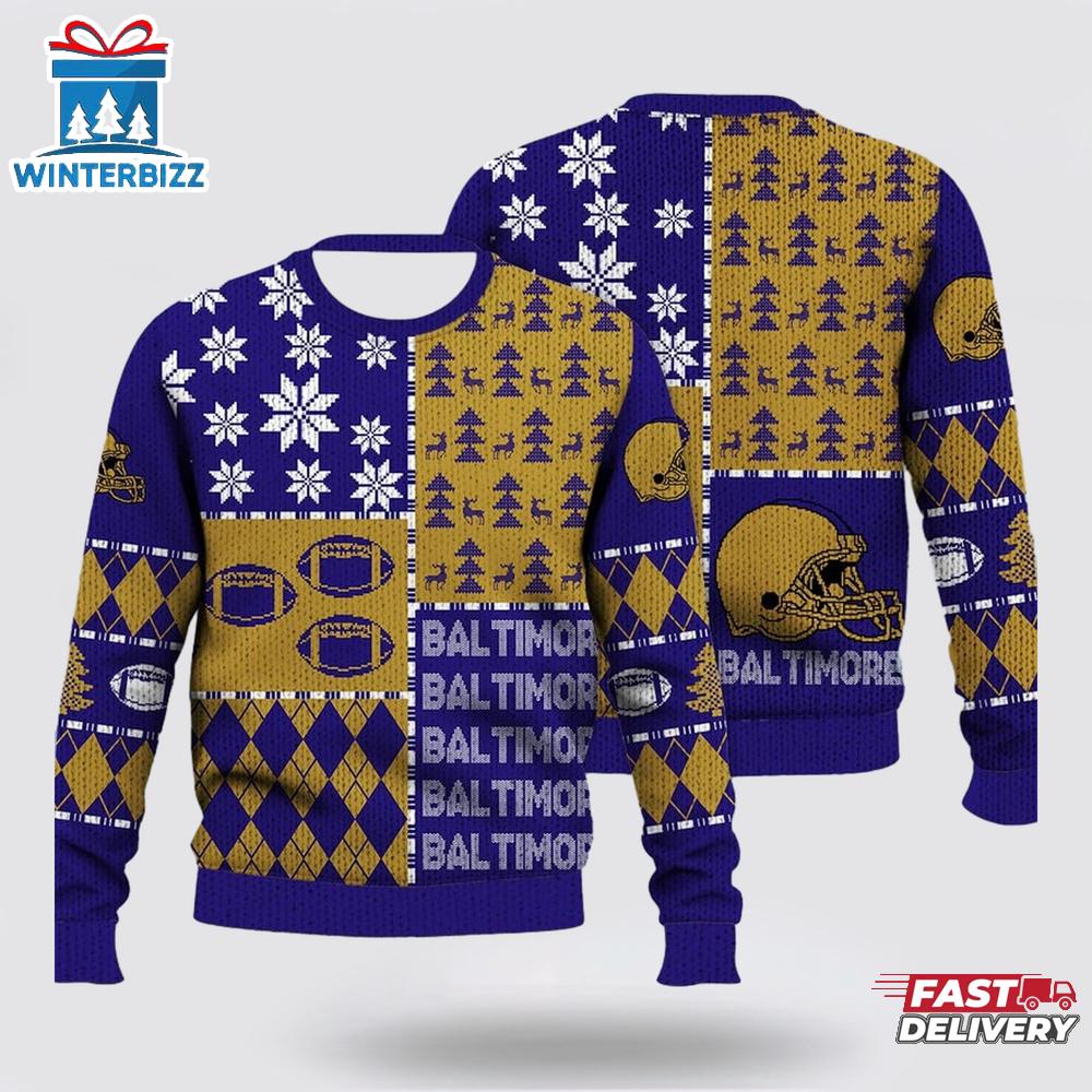 Baltimore Ugly Sweater Ugly Christmas Sweater Baltimore Ugly Sweater Ugly Christmas Sweater