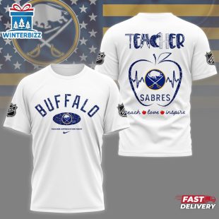 Buffalo Sabres NHL Teacher Appreciation Day All Over Print T-Shirt