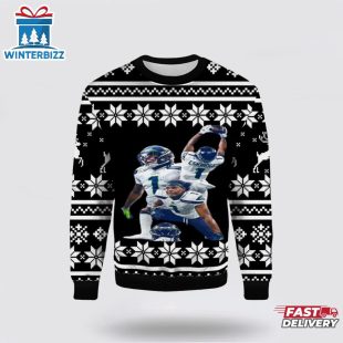 EskRidge Seattle Seahawks Ugly Christmas Sweater
