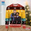 Garrett Wilson Aaron Rodgers New York Jets Ugly Christmas Sweater