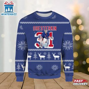 Highland Mint Igor Shesterkin New York Rangers Ugly Sweater