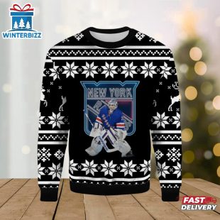 Igor Shesterkin NY Rangers Ugly Christmas Sweater