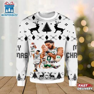 Jayson Tatum Celtics Ugly Christmas Sweater
