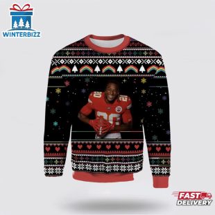 Justin Reid Kansas City Chiefs Ugly Christmas Sweater