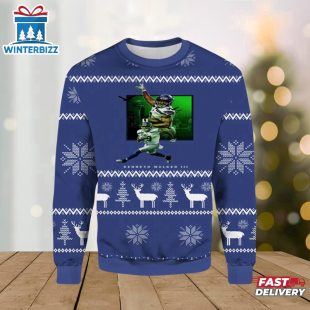 Kenneth Wallker Seattle Seahawks Ugly Christmas Sweater