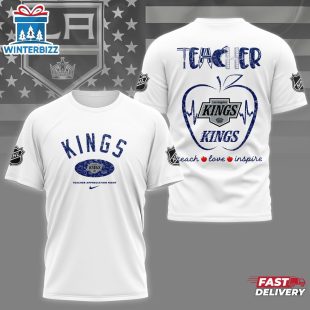 Los Angeles Kings NHL Teacher Appreciation Day All Over Print T-Shirt